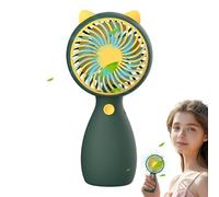 Fmzrbnih Ventilateur à main : petit ventilateur à main, outil de refroidissement avec batterie rechargeable, appareil, sûr et inodore. Ventilateur pratique avec poignée antidérapante, parfait pour