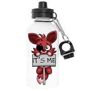 FNAF Plush Foxy It's Me sans Polluant Blanc Bouteille d'eau Aluminium pour l'extérieur Pollutant Free White Watter Bottle for Outdoors
