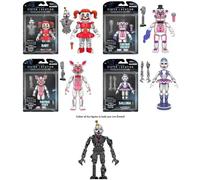 FNAF Sister Location Figurine Funtime Freddy Foxy Ballora Figurines de 5 pouces Poupée 4PCS