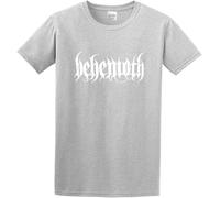 FNASVBOUO Behemoth Blackened Death Metal Band Logo O Neck Men T Shirt