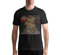 FNASVBOUO Cattle Decapitation Mens T-Shirt Classic Short Sleeve Printing Tops Black Black