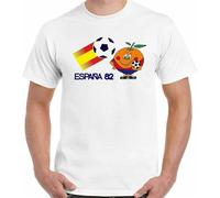 FNASVBOUO Espana 82 T-Shirt Spain Men's Retro World Cup Spanish Top Kit Jersey