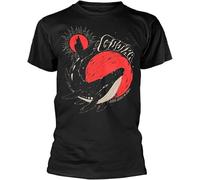 FNASVBOUO Go@ji@ra Whale Sun Moon Mens T Shirt