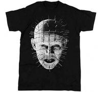 FNASVBOUO Hellraiser Movie Pinhead Up Close Black t Shirt Unisex Cotton for Men Women Black Black
