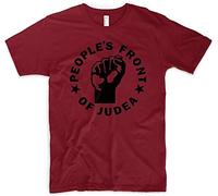 FNASVBOUO People's Front of Judea T Shirt of Brian I'm Not The Messiah Red