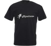 FNASVBOUO T-Shirt Gsx 1300 Biker Motorcycle Rider Various Sizes & Colours Black