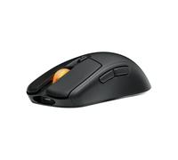 Fnatic Souris de Jeu sans Fil Bolt Noire - Capteur Pixart 3370, 67g, Vie de la Batterie 110-210h, Bluetooth & WiFi, Chargement USB-C, Commutateurs Kailh GM 8.0, 4 Profils, 4 Étapes DPI, (Windows)