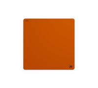 Tapis de Souris de Jeu Fnatic MAX FOCUS3 XL Pro, Surface de Contrôle en Tissu Lisse Orange, Revêtement Résistant à l'eau, Base en Mousse PORON Antidérapante et Bords Cousus Micro-Tricots (480x480x6mm)