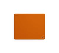 Fnatic Tapis de Souris de Jeu Max FOCUS3 L Pro, Surface de Contrôle en Tissu Lisse Orange, Revêtement Résistant à l'eau, Base en Mousse PORON Antidérapante et Bords Cousus Micro-Tricots (480x400x6mm)