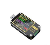 FNB48S Testeur USB numérique, ampèremètre à haut voltmètre avec écran à gravité, journal de données, détection pour analyse de câble de type C (sans)