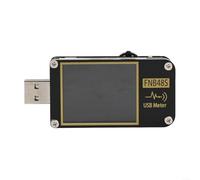 FNB48S Testeur USB voltmètre détecteur de courant avec écran 177" pour QC4 PD30 analyse de protocole de charge rapide calcul de capacité de la batterie et enregistrement de données pour l'électronique