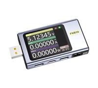 FNB58 Testeur USB 4-28 V 7 A LCD USB-A&C Voltmètre Ampèremètre Testeur Multimètre avec Bluetooth, protocole de charge rapide USB de type C, testeur de capacité, déclencheur PD, voltmètre numérique