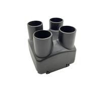 FNBDDX 1/2/4/6X 42mm 4 trous couvercle de sortie d'air ventilation pièces chauffage stationnement diesel adaptées au Webasto 2KW adapté for voiture camion bus caravane bateau(1X)