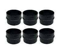 FNBDDX 1/2/4/6X 75mm/2.95" Voiture Camion Chauffage Conduit Tuyau Jointer Air Diesel Réducteur Tube Connecteur Adapté for Webasto for Eberspacher(6X)