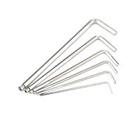 FNBDDX 1~5X clés Allen à rotule étendue 1/16 5/64 3/32 1/8 5/32 3/16 7/32 1/4 5/16 3/8 1/2 clé hexagonale bras Long nickelée(1I16,QTY 1Pcs)