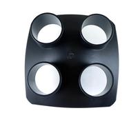 FNBDDX 42mm/60mm/75mm Couvercle de ventilation sortie d'air Conduit chauffage Tuyau conduit Noir Adapté for stationnement Air Diesel Pièce Adaptée for Webasto(42mm Cover)