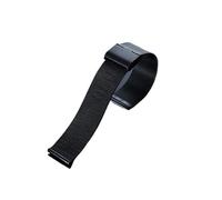 FNBDDX 8mm 10mm 12mm 13mm 14mm 15mm 16mm 17mm 18mm 19mm 20mm 21mm 22mm 23mm 24mm bracelet de montre adapté for acier milanais 0.4 maille sangles universelles(Black,19mm)