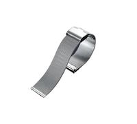 FNBDDX 8mm 10mm 12mm 13mm 14mm 15mm 16mm 17mm 18mm 19mm 20mm 21mm 22mm 23mm 24mm bracelet de montre adapté for acier milanais 0.4 maille sangles universelles(Silver,23mm)