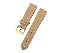 FNBDDX Bracelet à boucle en cuir Vintage, 18mm, 20mm, 22mm, dégagement rapide, de montre, accessoires Sport(Khaki White,20mm)