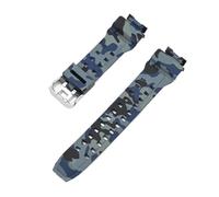FNBDDX Bracelet De Camouflage Adapté For Casio For G-Shock G-9200 GW-9200 9101 9102 9110 9125 Montre Sport Étanche En Caoutchouc Résine For Hommes(Camo Royal blue)