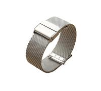 FNBDDX Bracelet De Montre En Maille 0.6MM Adapté For Seiko For DW Acier For Milanais 12 13 14 15 16 17 18 19 20 21 22 24mm Hommes Femmes(Silver,16mm)