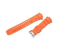 FNBDDX Bracelet De Montre En Résine Noire Adapté For GW-2000 GW-3500B GW-3000B G-1200B G-1250B Silicone Accessoires Bande(Orange-Silver)