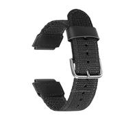 FNBDDX Bracelet De Montre En Toile Nylon 18mm Adapté For Casio AE-1200WH/SGW-300/AQ-S810W Remplacement Sport For Hommes Et Femmes(Black)