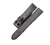 FNBDDX Bracelet en cuir personnalisé for hommes, accessoires de montre, 18mm, 19mm, 20mm, 21mm, 22mm(Black rose gold,22mm)