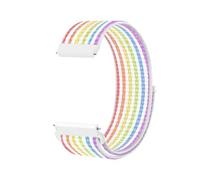 FNBDDX Bracelet En Nylon 16mm 18mm 20mm 22mm Adapté For Garmin For Forerunner 255S For For Venu 2 Accessoires De Fit For 255(Color 1,18mm)