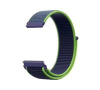 FNBDDX Bracelet En Nylon 16mm 18mm 20mm 22mm Adapté For Garmin For Forerunner 255S For For Venu 2 Accessoires De Fit For 255(Lime,18mm)