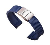 FNBDDX Bracelet En Silicone 18/20/22/24 Mm For Huawei Watch Fit For GT 2/3 For Samsung For Galaxy For Active 2 À Dégagement Rapide For Amazfit(Blue,22mm)