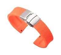 FNBDDX Bracelet En Silicone 18/20/22/24 Mm For Huawei Watch Fit For GT 2/3 For Samsung For Galaxy For Active 2 À Dégagement Rapide For Amazfit(Orange,20mm)