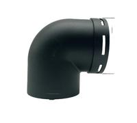 FNBDDX Connecteur de sortie tuyau d'air en forme L plastique 6X 42/60/75/90mm adapté for Webasto for Eberspaecher Diesel Parking for accessoires chauffage voiture(6Pcs 75mm B)