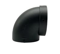 FNBDDX Connecteur de sortie tuyau d'air en forme L plastique 6X 42/60/75/90mm adapté for Webasto for Eberspaecher Diesel Parking for accessoires chauffage voiture(6Pcs 90mm A)