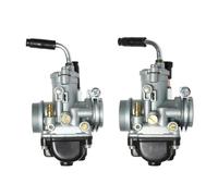 FNBDDX Convient for carburateur de course moto PHBG Carb adapté for Dellorto 17,5 mm 19, 21 AS/AD 2-4 for moteur scooter cyclomoteur 50CC 70CC 90CC(AD-19.5mm)