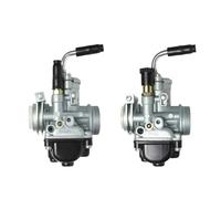 FNBDDX Convient for carburateur de course moto PHBG Carb adapté for Dellorto 17,5 mm 19, 21 AS/AD 2-4 for moteur scooter cyclomoteur 50CC 70CC 90CC(AD-17.5mm)