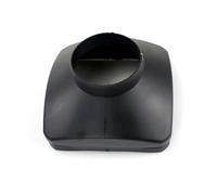 FNBDDX Couvercle de ventilation sortie d'air 75 mm, conduit chauffage 100 cm, tuyau noir adapté au stationnement à air diesel, for voiture, camion, caravane, camping-car(Cover)