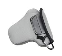 FNBDDX Étui en Néoprène for Appareil Photo, Housse for Canon EOS M200 M100 M10 M3 M2 M avec Objectif 15-45mm DSLR Numérique(Silver)