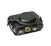 FNBDDX Étui for Appareil Photo, Housse adaptée à Sony RX100, for Mark II III IV V M2 M3 M4 M5 M6 M7, avec Bouton vis, Sangle bandoulière(Black)
