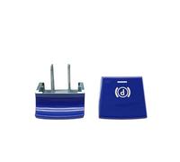 FNBDDX Interrupteur de frein stationnement électronique, couvercle commutateur bouton P automatique adapté aux séries BMW 5 7 X3 X4 X5 X6 M5 F01 F02 F10 F12 F15 F16 F25 F26(A Blue 1PC)
