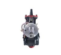 FNBDDX Moto universelle adaptée for Maikuni, compatible avec carburateur PWK 24, 26, 28, 30, 32, 34 mm, interface de peinture noire rouge, convient aux scooters, VTT, vélos tout-terrain(PWK 26mm)