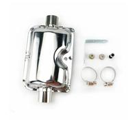 FNBDDX Silencieux de 24 mm, support serrage amélioré, adapté au tuyau d'échappement du chauffage stationnement à air diesel voiture, en acier inoxydable, for, camion, caravane(Silver)