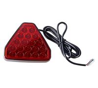 FNCVTM feu antibrouillard arrière Voiture Feu Arrière Stop Clignotant Style F1 Triangle Sportif Pare-chocs De Position Troisième(B)