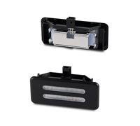 FNCVTM Lampe De Lecture Arrière De Voiture Pare-soleil Intérieur LED Lampes De Lecture Pour Miroir Vanité Pour BMW X5 E70 X3 E90 E91 E92 E60 E61 F25 X6 E71 E72 2 Pièces(Black)