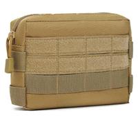 FNCVTM Moto Tactique Voyage Sacoches Outils Rangement Pochette Médical Premiers Poche De Secours Bagages Selle Sac Sac Voyage Sacoche arrière(Brown)