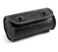 FNCVTM pour Chopper pour Bobber pour Cruiser pour Sportster Moto Cuir PU Avant Fourche Arrière Outil Bagagerie Selle Sacoche Sac Voyage Sacoche arrière(Model 4)