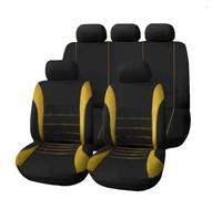 FNCVTM pour M&itsubishi pour ASX pour Colt pour Lancer 9 10 Accessoires Intérieurs Coussin Support Protection Housse Siège Auto Housses Siège Avant Voiture(Yellow)