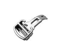 FNDWJ Boucle de déploiement de remplacement en acier inoxydable 316L, 12mm 14mm 16mm 18mm 20mm, pour Cartier fermoir pliant argent Rose doré(Silver,16mm)