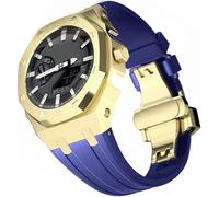FNDWJ Kit de modification Bracelet de montre en silicone et boîtier en acier inoxydable, pour GA2100 Boucle en métal Boîtier de montre de rechange et bracelet pour homme, taille unique, Agate