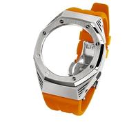 FNDWJ Pour Ga2100 Ga2110 Black Panther Boîtier de montre en métal Refit Mod Kit GA-2100 Bracelet en acier inoxydable Lunette Accessoire, taille unique, Agate